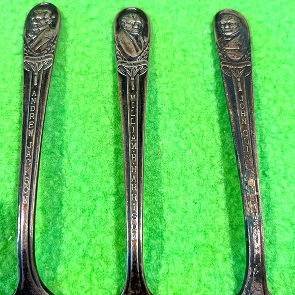 Vintage Wm Rogers President Spoons Lot of 6 (#1) - Picture 2 of 10